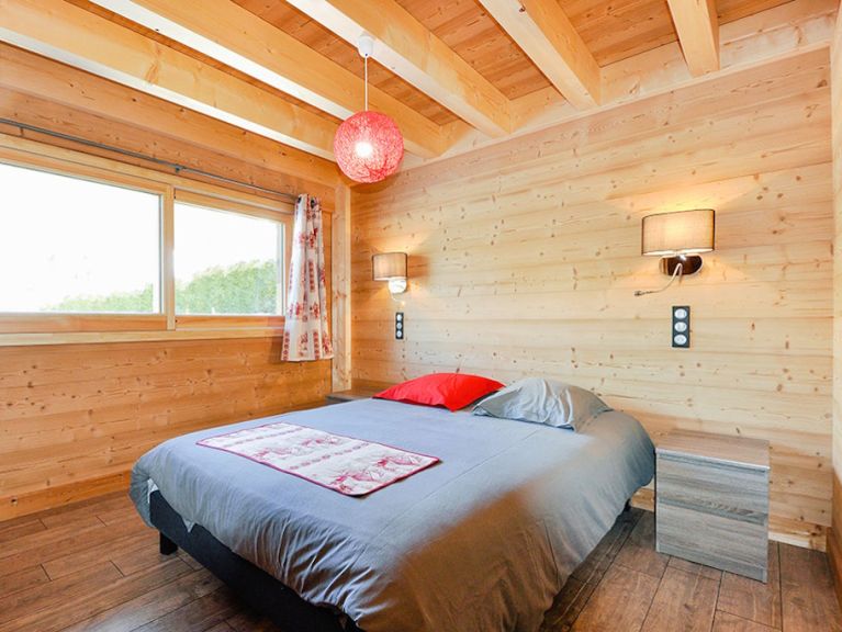 Chalet Le Bois Brûlé met privé-sauna en buiten-whirlpool