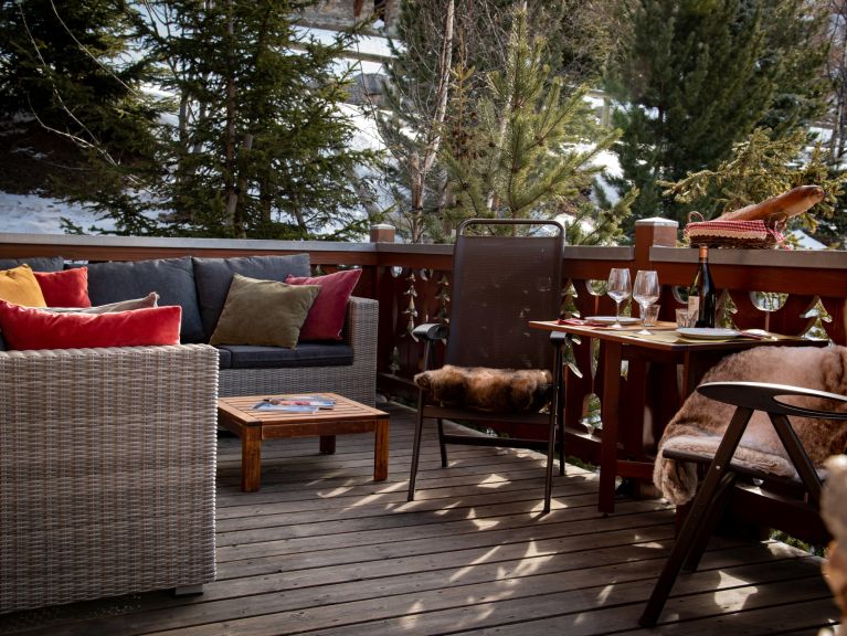 Chalet Le Hameau des Marmottes met familiekamer en sauna