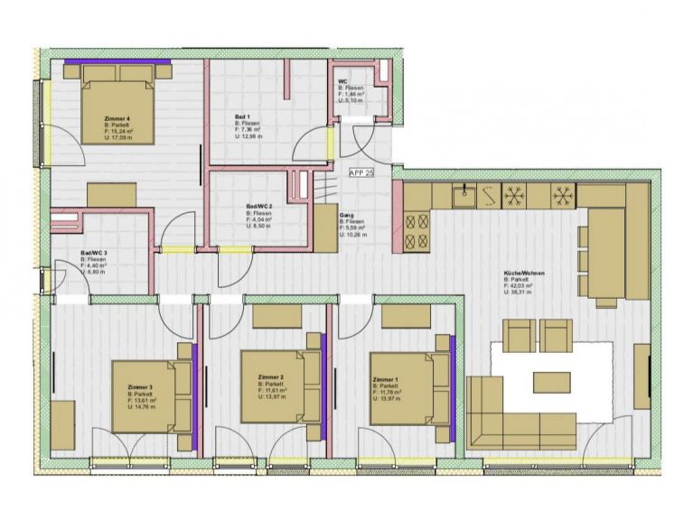 Appartement Residenz Illyrica Tirol
