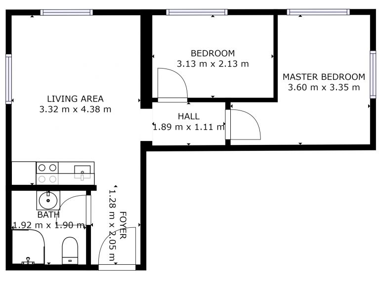 Chalet Edelweiss am See Combi, 4 apt. incl. gezamenlijke keuken en eetruimte