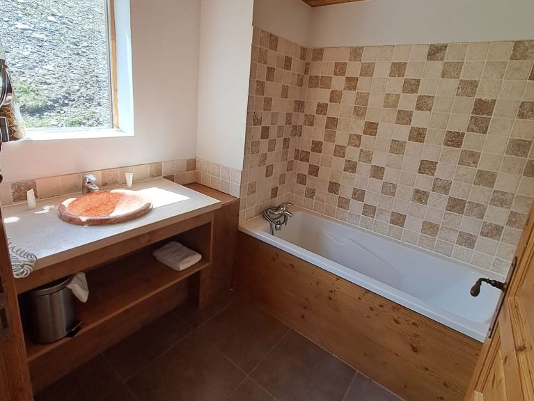 Chalet-appartement La Cime des Arcs met sauna