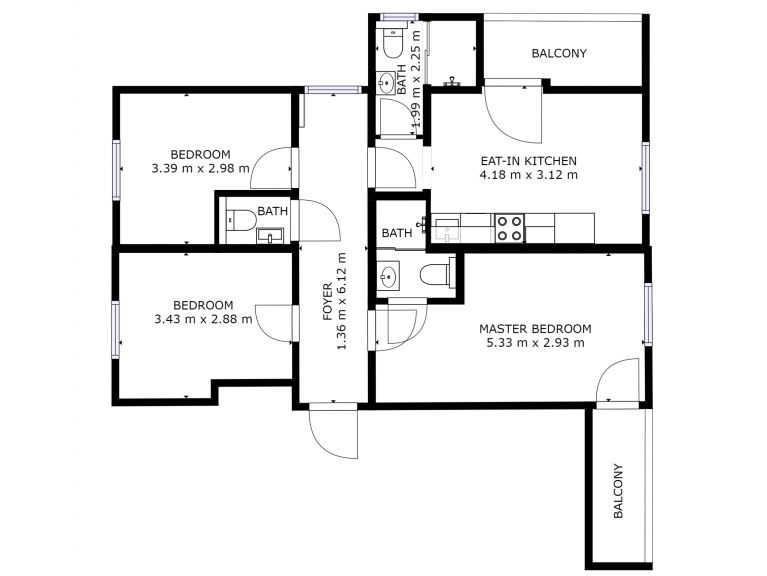 Chalet Edelweiss am See Combi, 4 apt. incl. gezamenlijke keuken en eetruimte