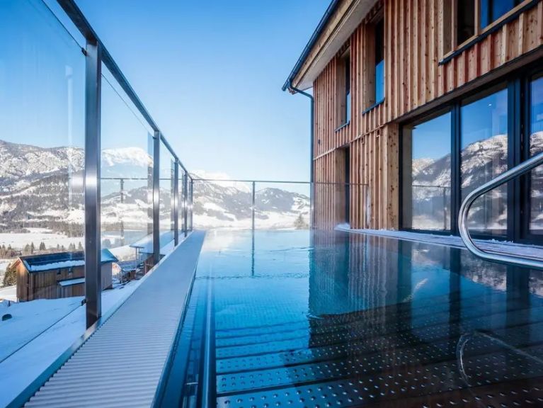 Chalet-appartement Bergresort Hauser Kaibling Chalet met privé buitenzwembad