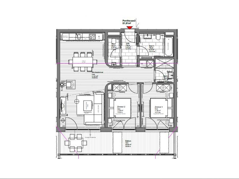 Chalet-appartement Wildkogelresorts Penthouse Type IIa