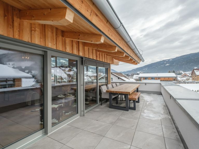 Appartement Am Kreischberg Penthouse met open haard en privé-sauna