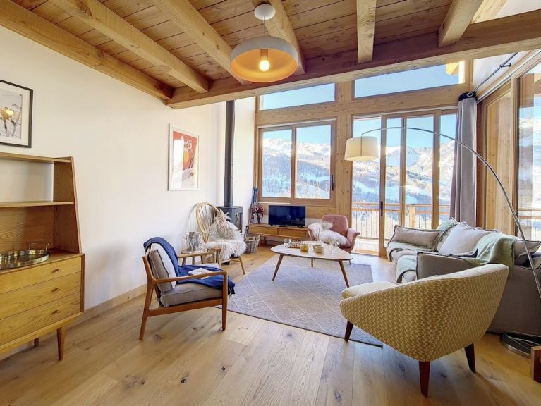 Chalet Caseblanche Cachette met houtkachel