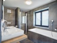 Appartement Kristall Plaza Niederau Penthouse met open haard en privé-sauna-16