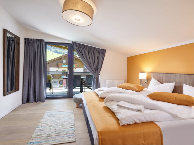 Appartement Kristall Plaza Niederau Penthouse met open haard en privé-sauna