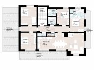 Appartement Kristall Plaza Niederau Penthouse met open haard en privé-sauna-20