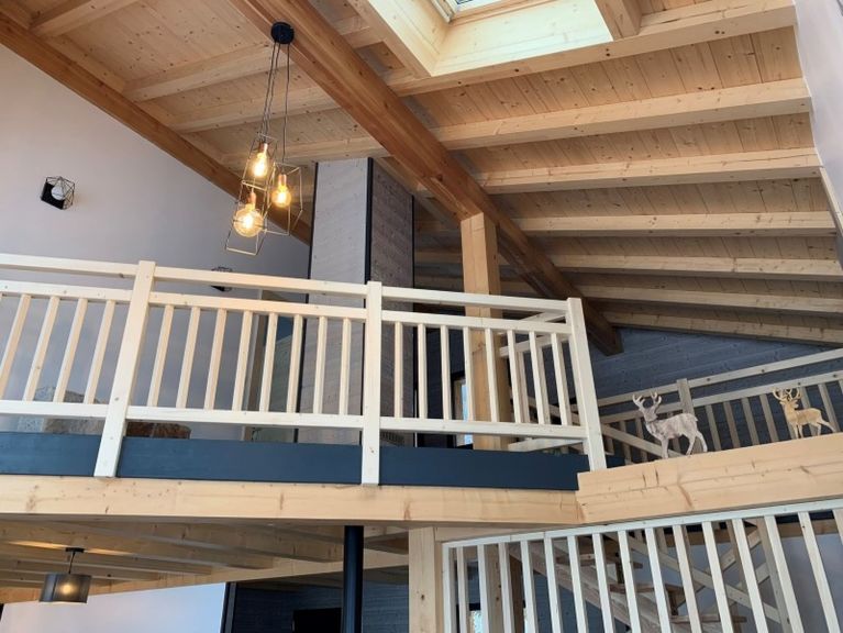 Chalet Entre Vous met buiten-whirlpool