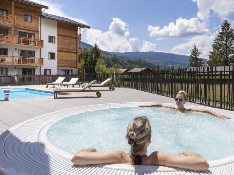 Appartement Club MMV Samoëns Village bergzicht