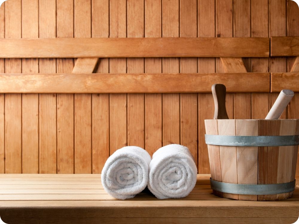 wellness sauna wintersport