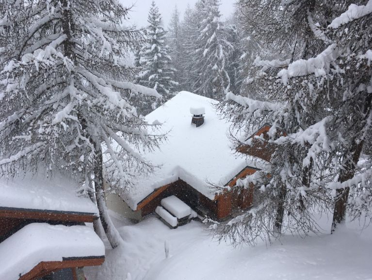 Chalet De Vallandry Le Vent en Poupe met outdoorsauna