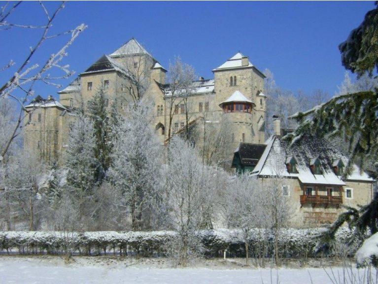 Kasteel Schloss Fischhorn (incl. catering, flexibele aankomst) Combi van de 6 appartementen, met algemene ruimte