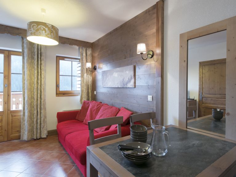 Chalet-appartement Le Grand Lodge met cabine