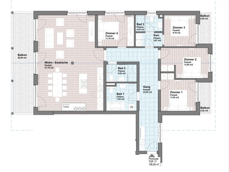 Appartement Residenz Drachenstein Wildschönau Penthouse