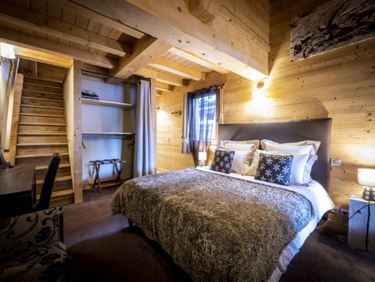 Chalet du Cocoon Pierra Menta 1 met sauna en gedeelde buiten-whirlpool