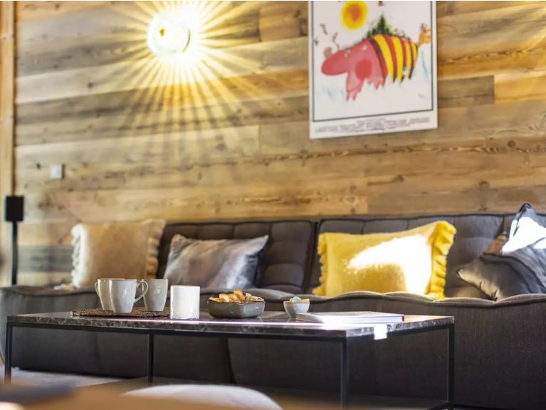 Chalet Caseblanche McFoggin met open haard en sauna