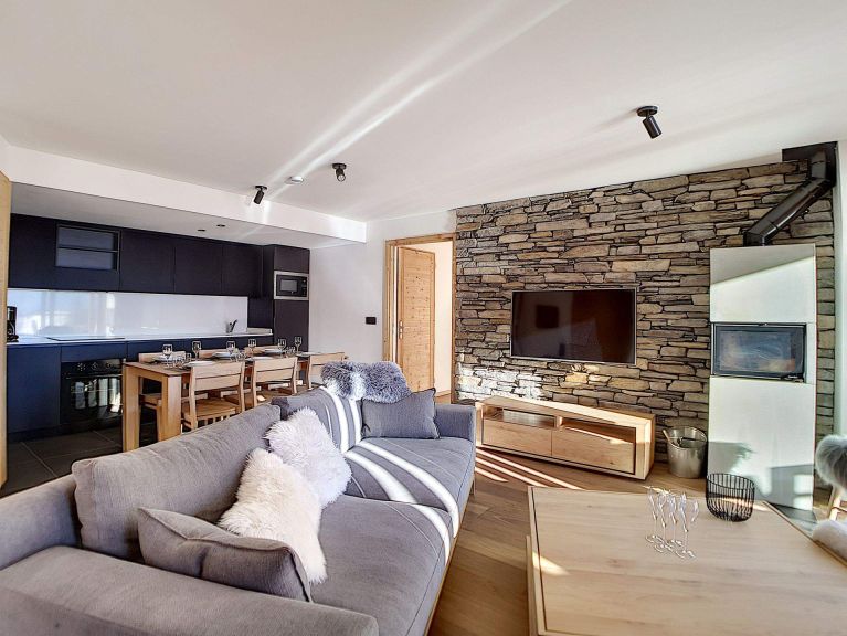 Chalet-appartement Chalet 2000 met buiten whirlpool