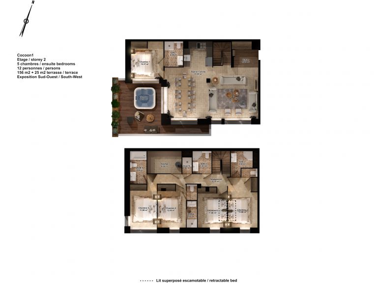Chalet-appartement Cocoon duplex