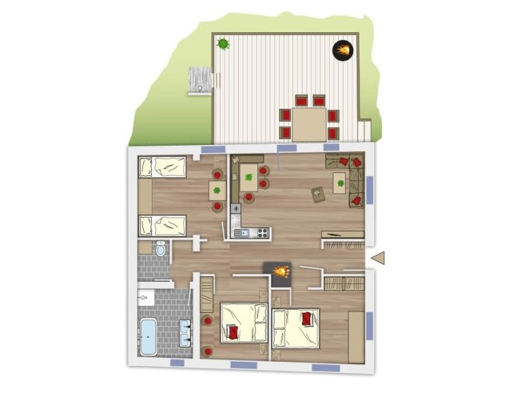 Chalet-appartement Landhof Type 4