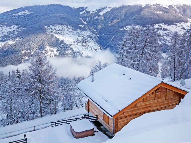 Chalet Marguerite met buiten-whirlpool