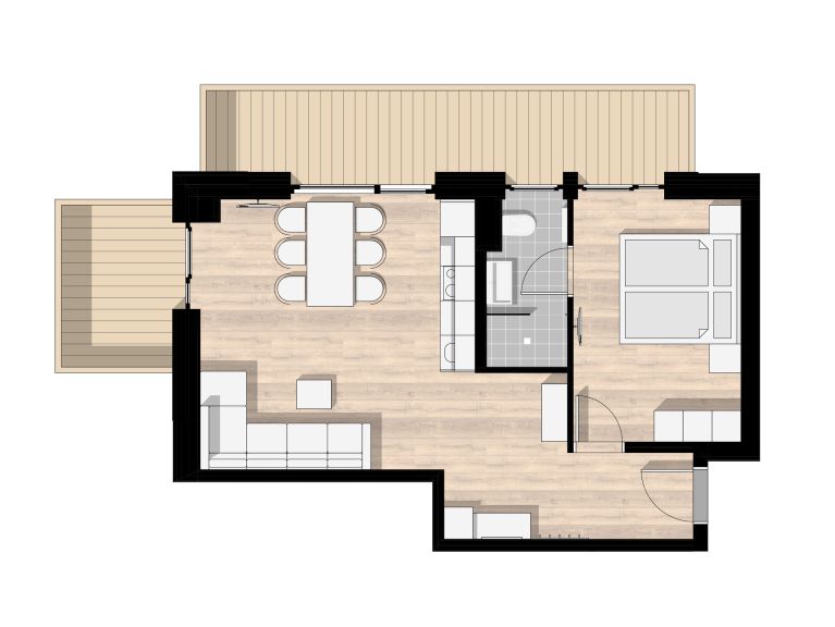 Chalet-appartement AlpenParks Hochkönig Studio Apartment