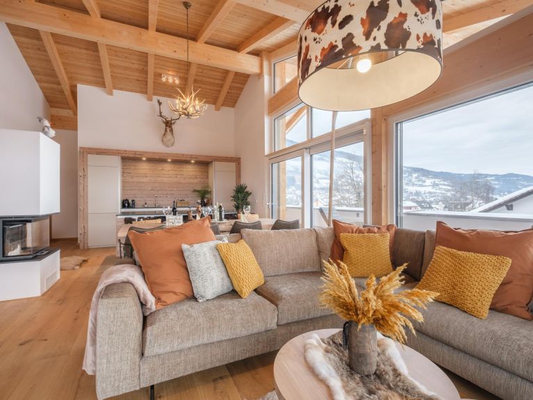 Appartement Am Kreischberg Penthouse met open haard en privé-sauna