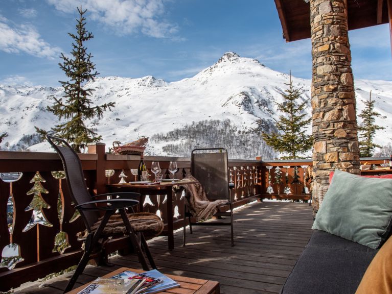 Chalet Le Hameau des Marmottes met familiekamer en sauna