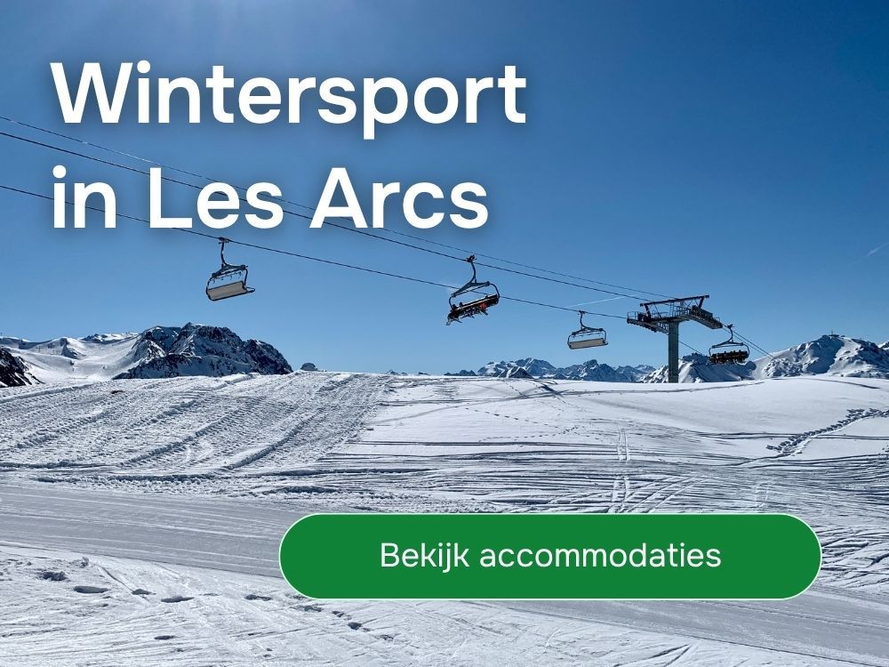 wintersport les arcs accommodaties