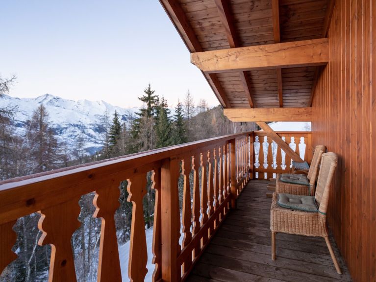 Chalet De Vallandry Ekseption met sauna