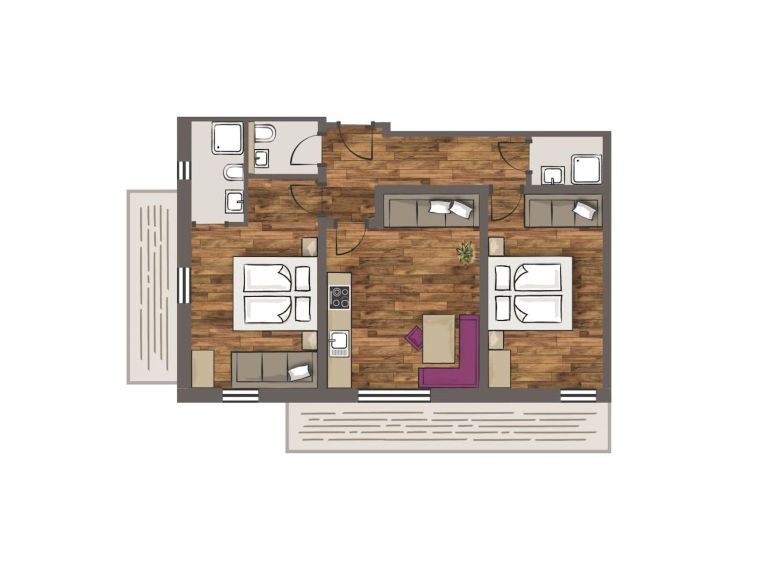 Appartement Knappensteig Zeitlos Superior