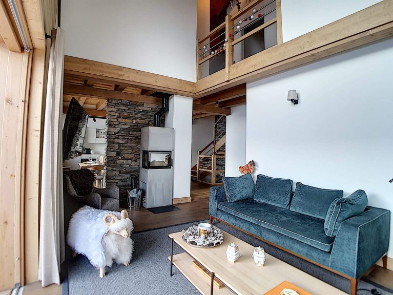Chalet-appartement Chalet 2000 met buiten whirlpool