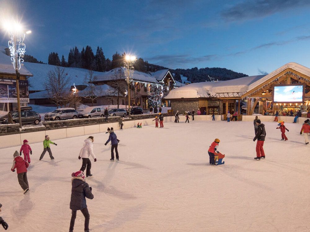 schaatsbaan les gets