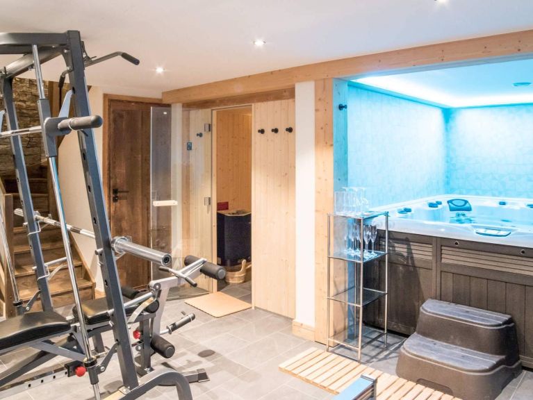 Chalet L'Etable met sauna en whirlpool