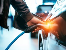 Elektrische auto opladen wintersport