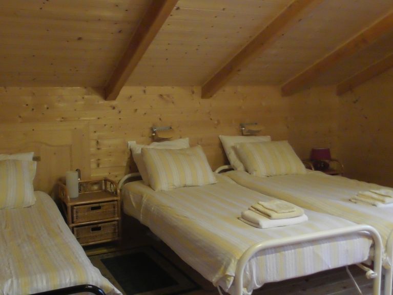 Chalet Le Passe-Temps met privé-sauna
