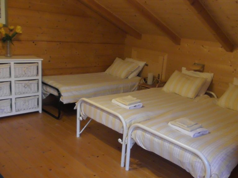 Chalet Le Passe-Temps met privé-sauna