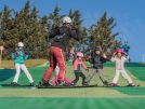 Skiles op borstelbaan bij Outdoor Valley Wintersport in Bergschenhoek