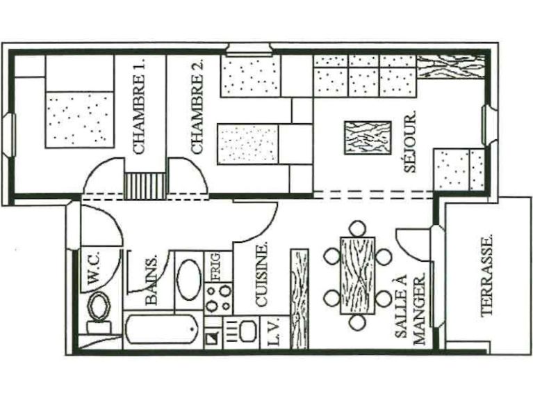 Chalet-appartement Cristal