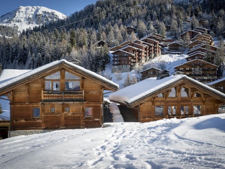 Chalet du Cocoon Pierra Menta 1 met sauna en gedeelde buiten-whirlpool