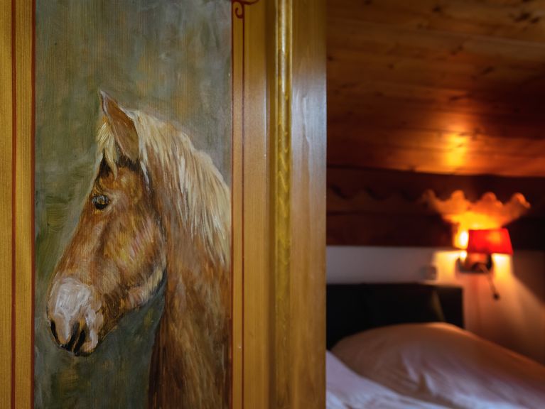 Chalet Le Hameau des Marmottes met familiekamer en sauna