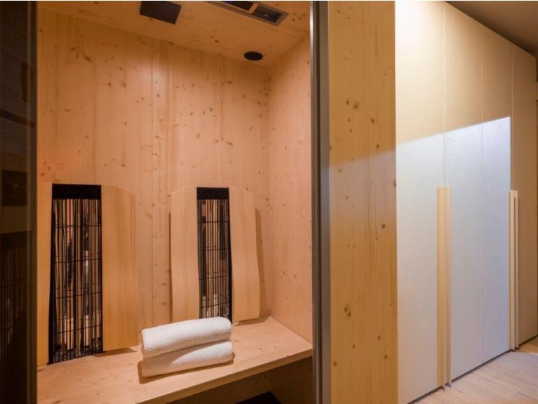 Appartement Postresidenz Grünberg met privé-infrarood cabine