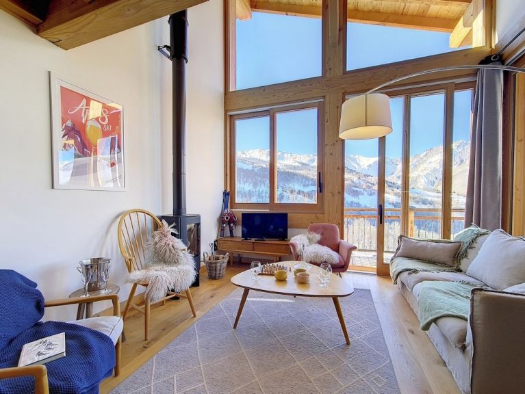 Chalet Caseblanche Cachette met houtkachel