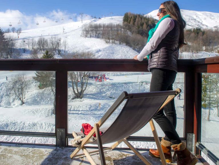 Appartement Les Terrasses du Corbier met cabine