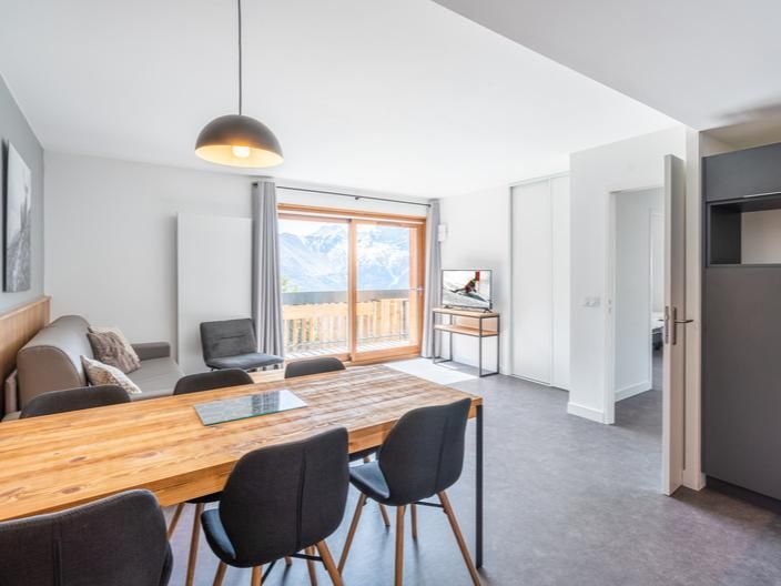 Appartement Résidence Les Écrins d’Auris met cabine