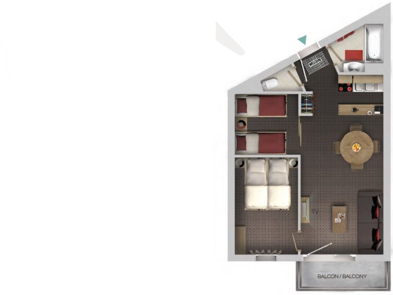 Appartement Village Montana Gebouw Premier
