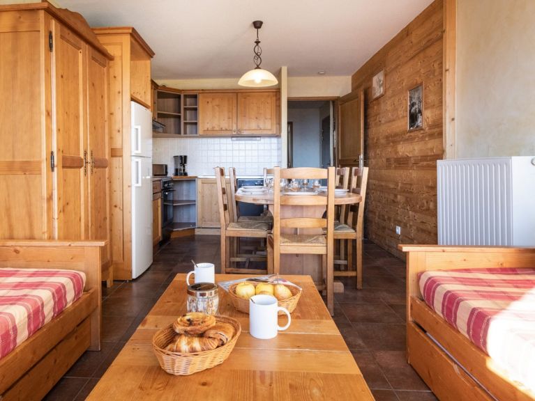 Chalet-appartement Les Balcons de La Rosière met cabine