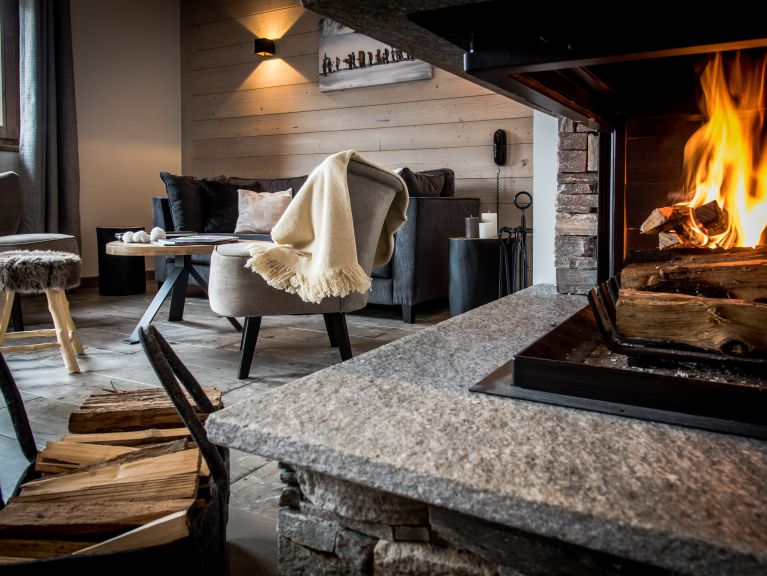 Chalet-appartement Résidence Skadi met open haard
