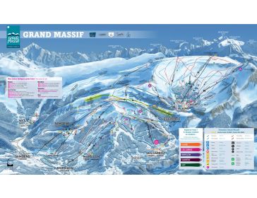 Pistekaart Le Grand Massif